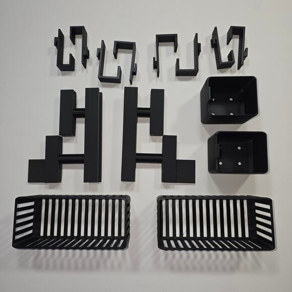 Aqua Hydroponic Aquarium KIT Staggered Light Risers Water Purifying Baskets Pots - Picture 9 of 11